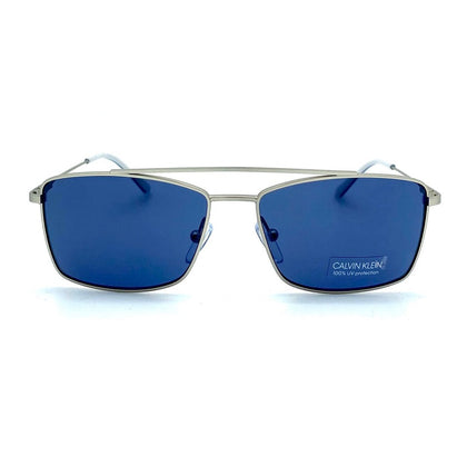 Lente de sol Calvin Klein CK18117S | Plateado/Azul